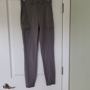 HALARA Women's Gray Cargo Jumpsuit-Style Pants